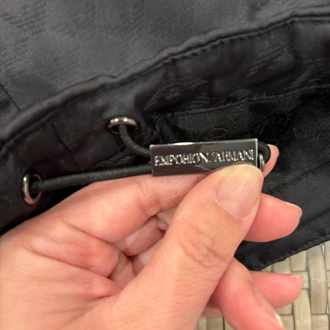 エンポリオアルマーニ　フード付きジップアップジャケット　52 黒