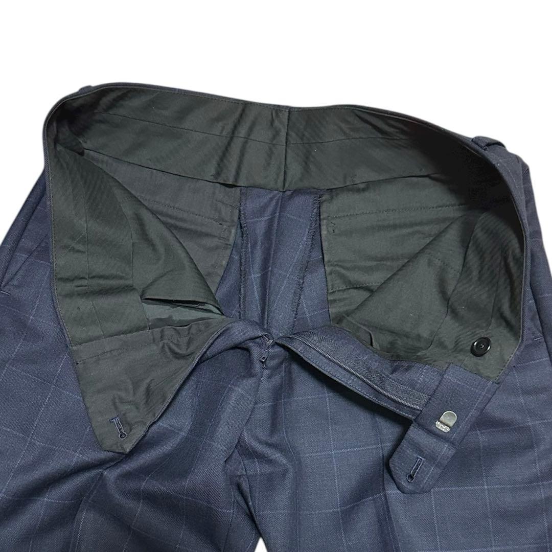 極美品 エディフィス ロロピアーナ ジレンダー セットアップ スーツ M 紺