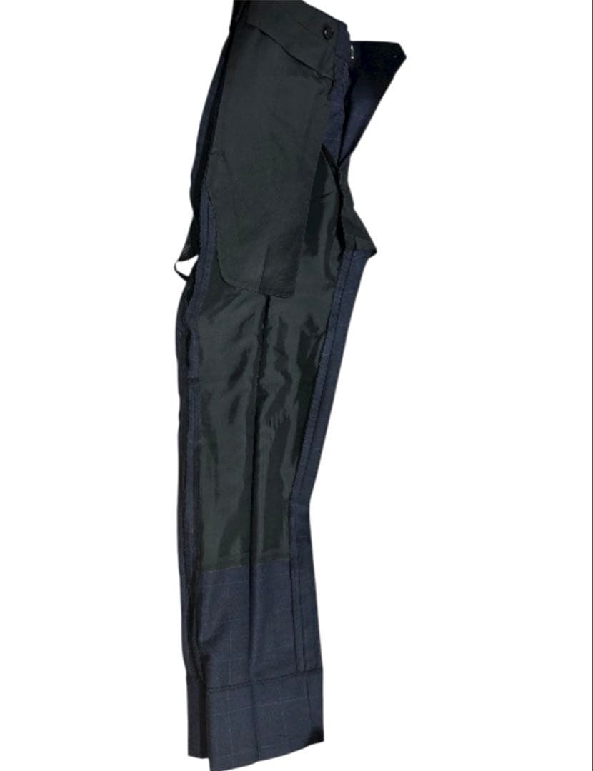 極美品 エディフィス ロロピアーナ ジレンダー セットアップ スーツ M 紺