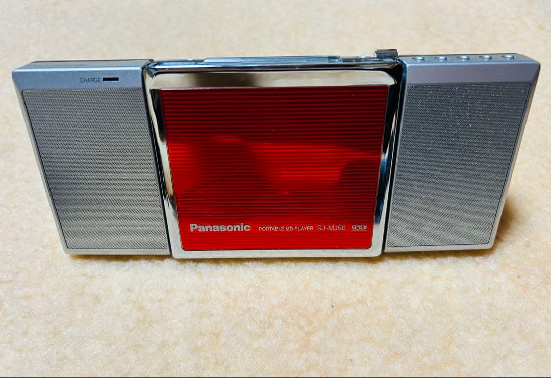 【美品】ジャンクPanasonic ポータブルMDプレーヤー SJ-MJ50