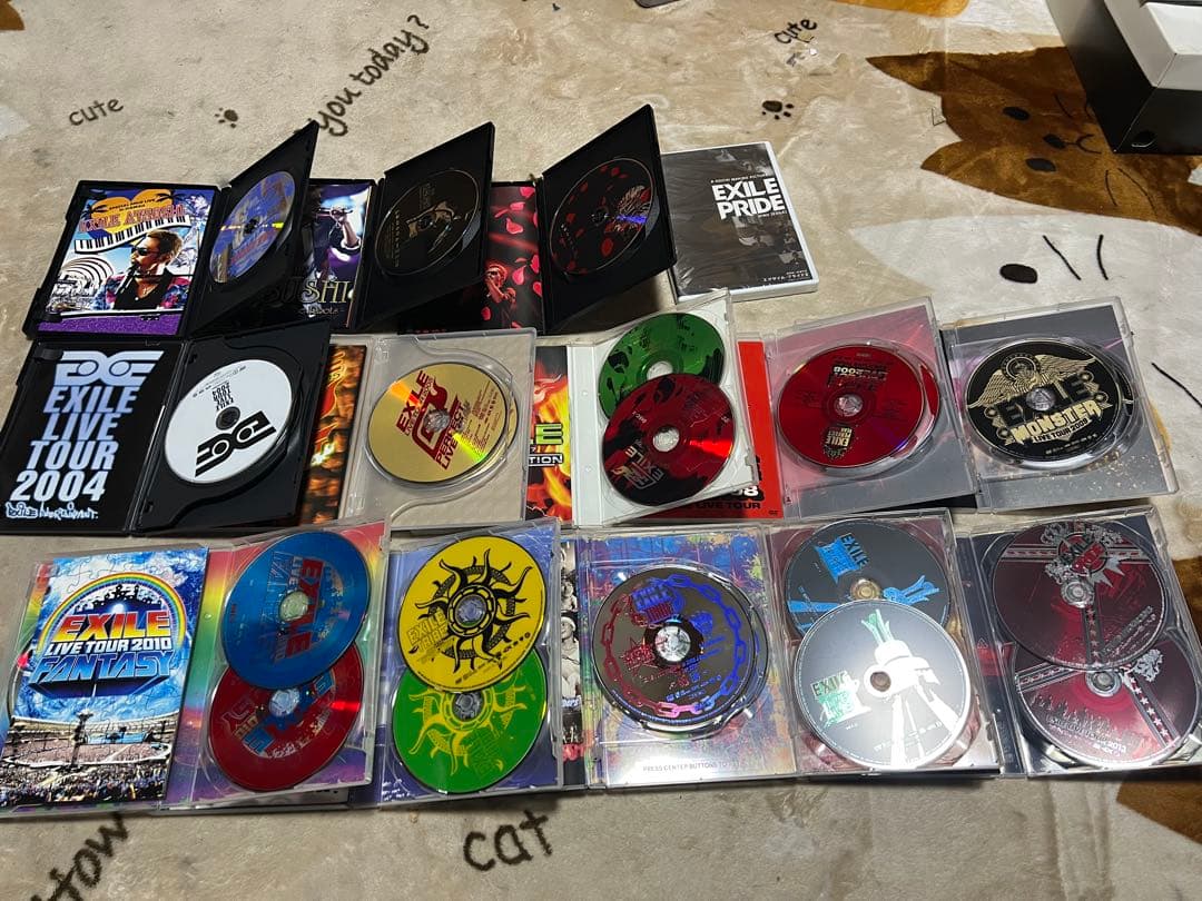 お買い得EXILE2004〜2012LIVE DVD、ATSUSHI ソロDVD