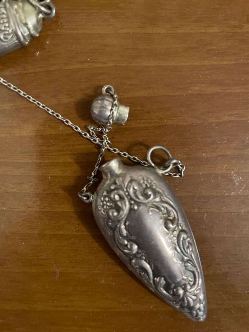 ヴィクトリアン　925 スターリングシルバー　ピン　ブローチ　ヴィンテージ