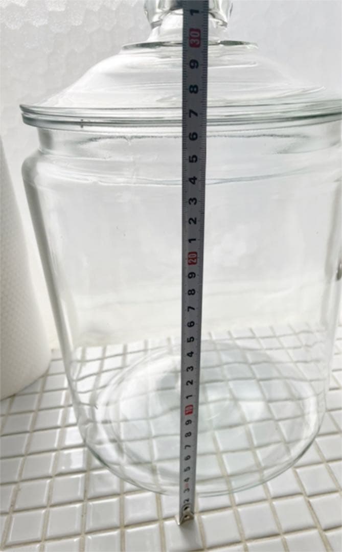 希少　ヴィンテージ　アンカーホッキングガラスジャー　特大