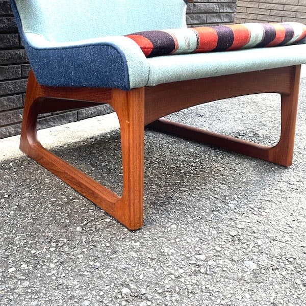 フレドリックカイザー　ラウンジチェア　１Pソファ　ノルウェー　北欧ビンテージ