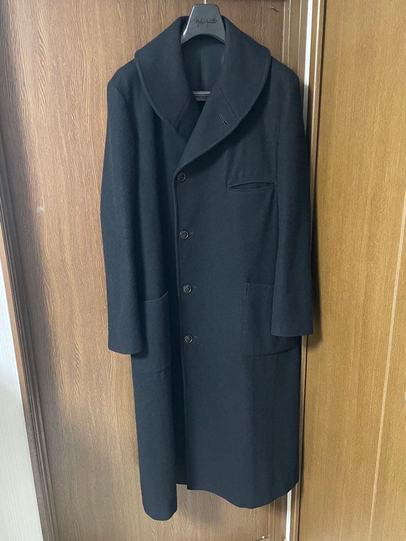 ショールカラーコート