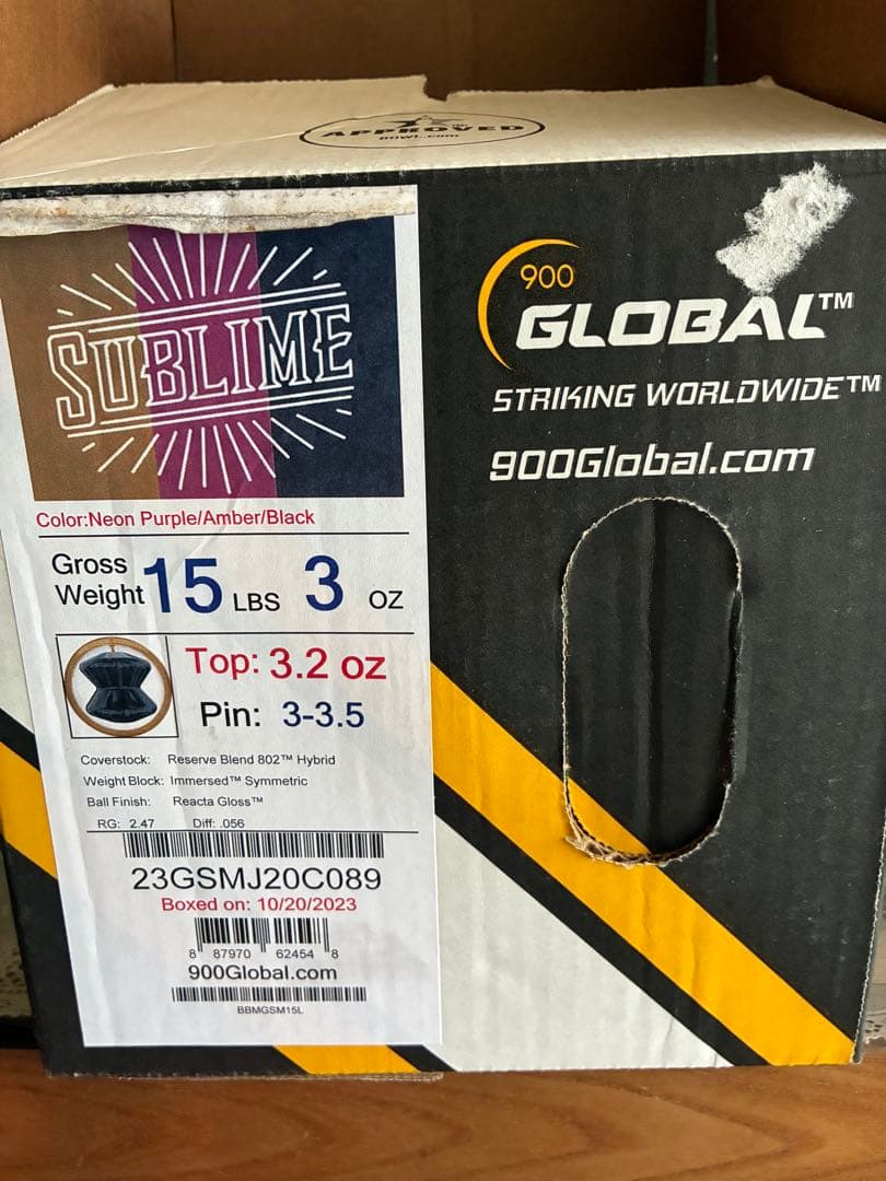 【美品】900グローバル サブライム 15ポンド