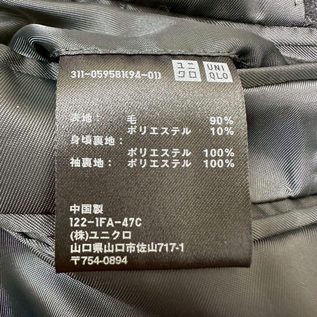 美品✨ ユニクロ ＋J ジルサンダー スーツ ウール ダークグレー XLサイズ