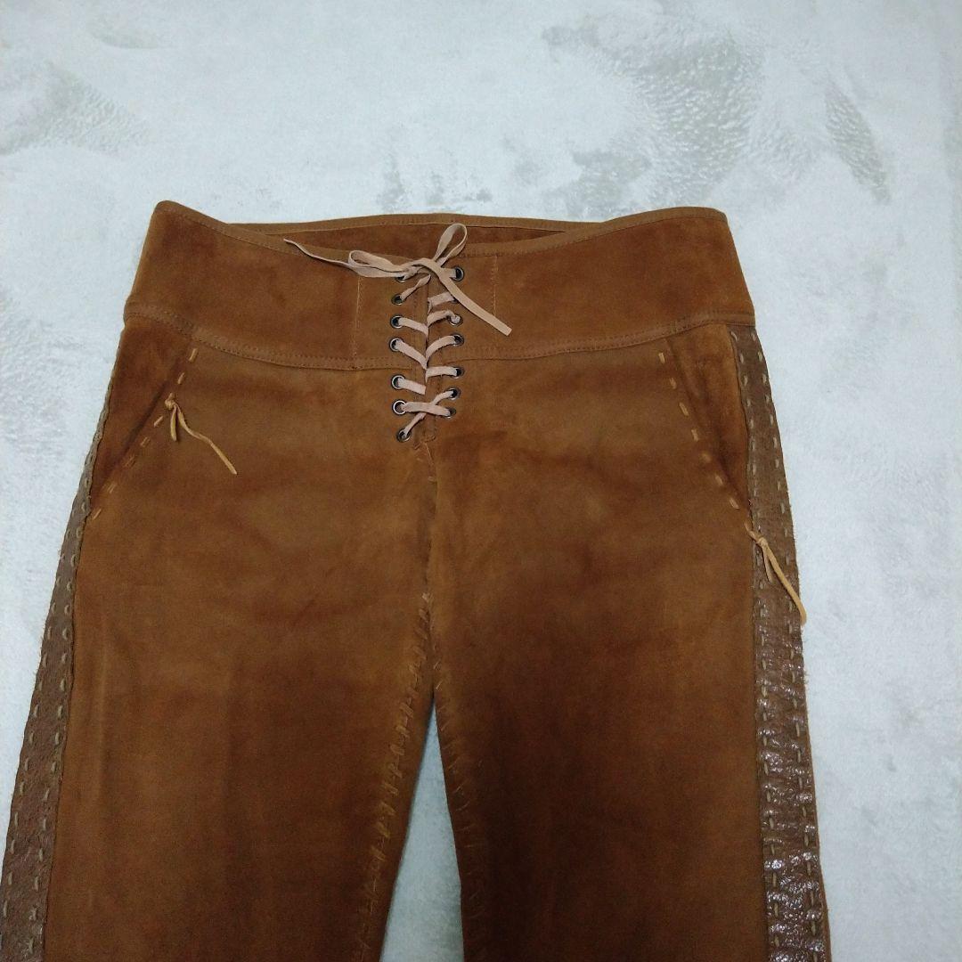 ラルフローレン 80s 90s レザーパンツ ウエスタン ヴィンテージ y2k