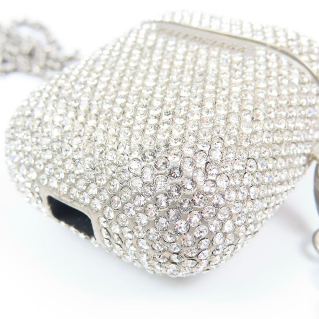 希少 BALENCIAGA AirPodsケース チェーンショルダー ストーン