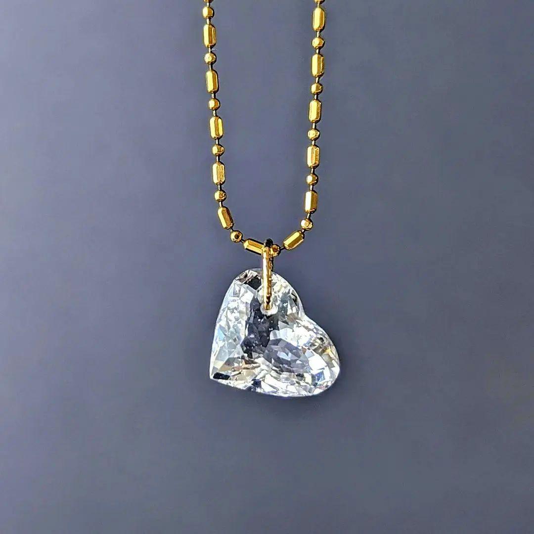 ♢miyumiyu♢K18 モルガナイト4.1ct ネックレスチャーム