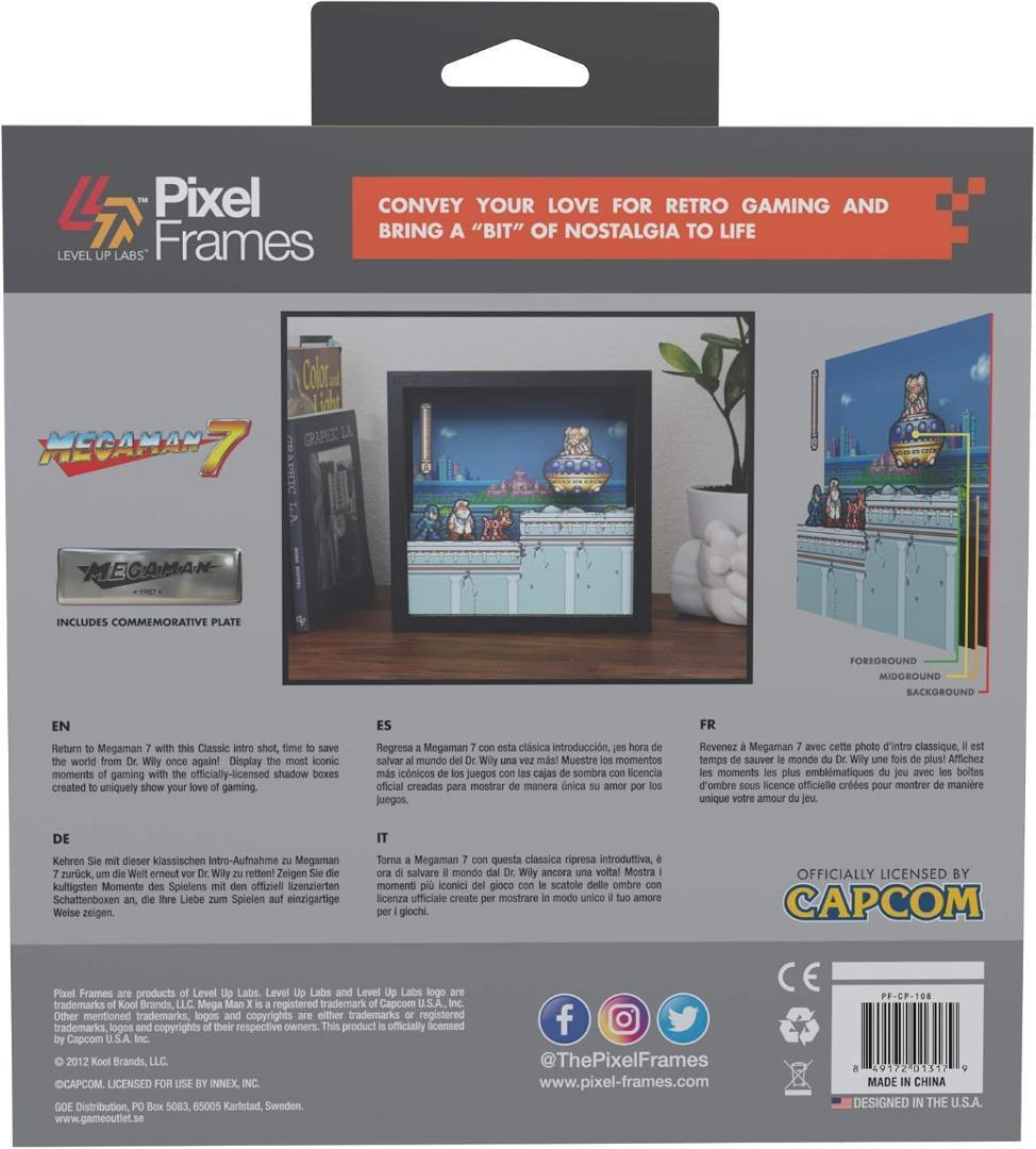 PixelFrames ピクセルフレーム ロックマン7 シャドウボックス