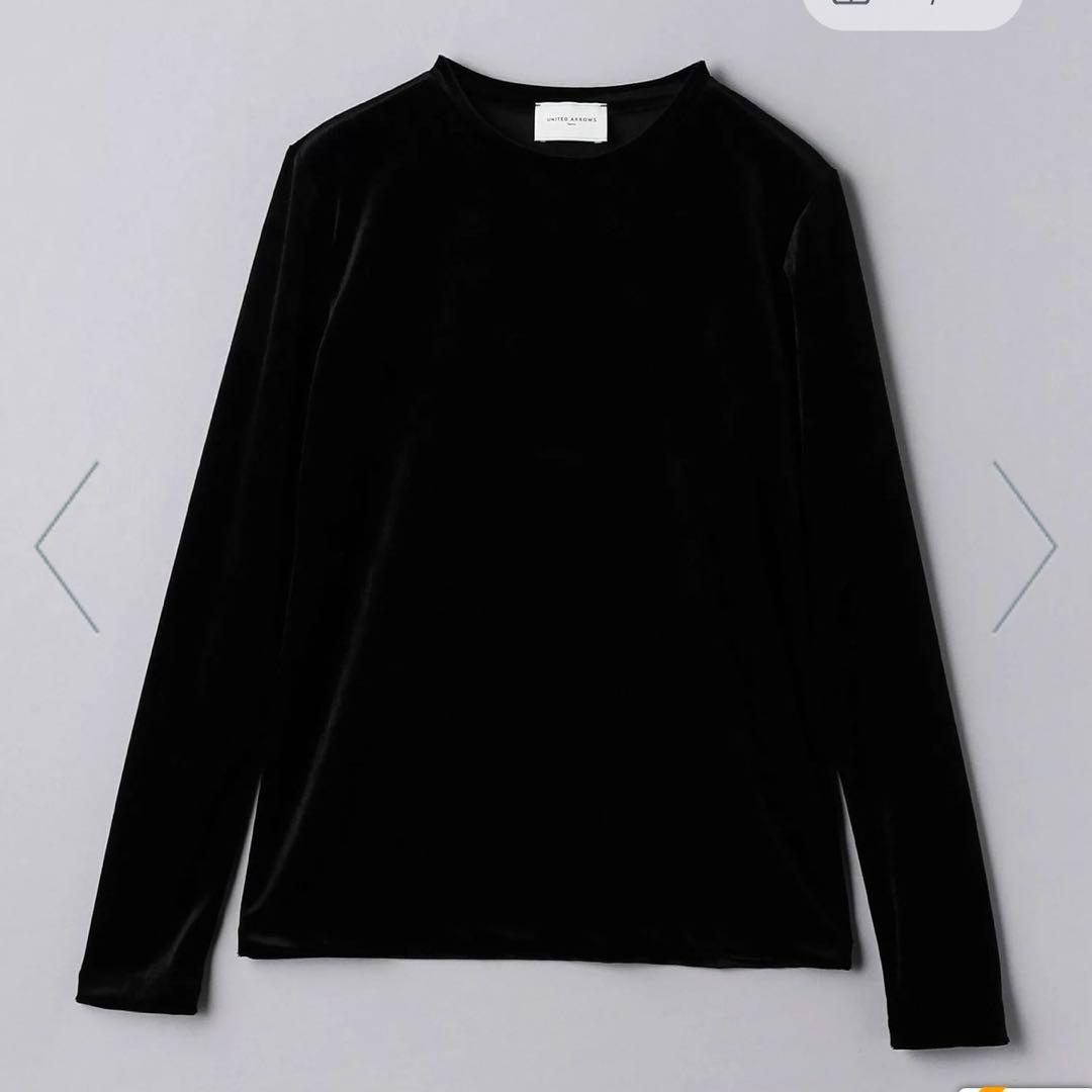 ベロアロングスリーブカットソー　ユナイテッドアローズ　　新品未使用