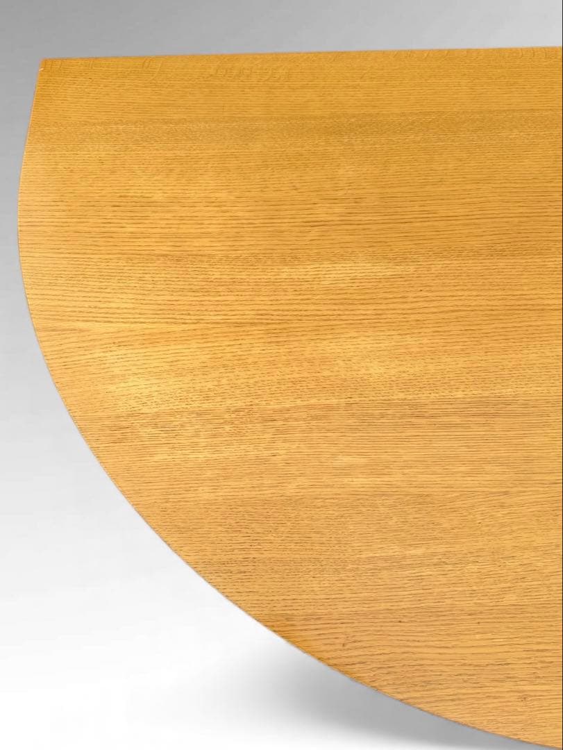 シラカワ ダイニング プラッツ テーブル 半円形 スリット脚 和モダン 北欧