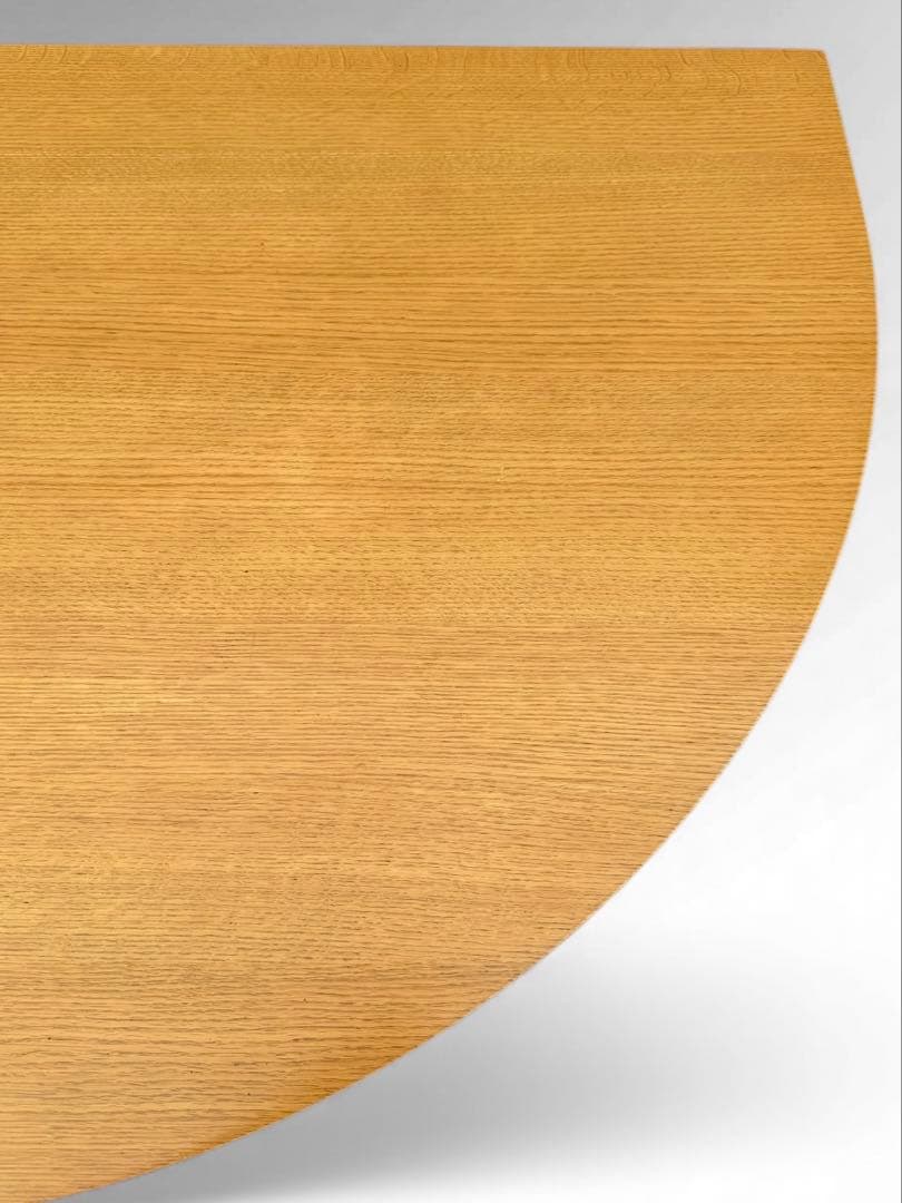 シラカワ ダイニング プラッツ テーブル 半円形 スリット脚 和モダン 北欧