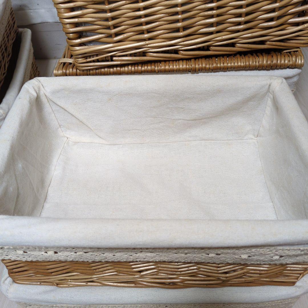 メルカド　バスケット　カゴ　かご　8個セット　籐籠