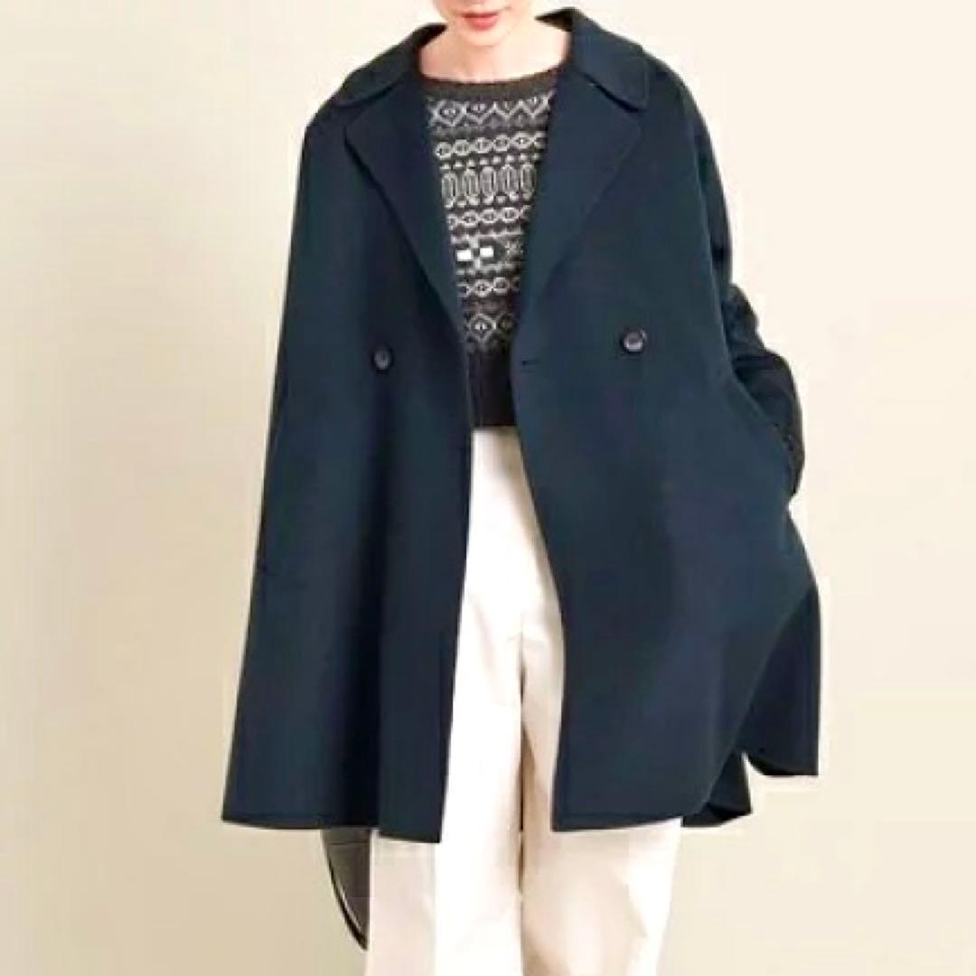 未使用級✨リバー ポンチョコート 22FW ユナイテッドアローズ Ｓ