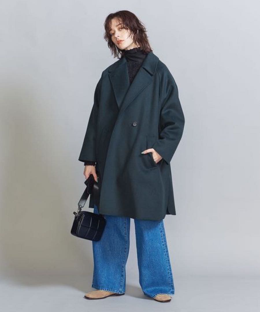 未使用級✨リバー ポンチョコート 22FW ユナイテッドアローズ Ｓ