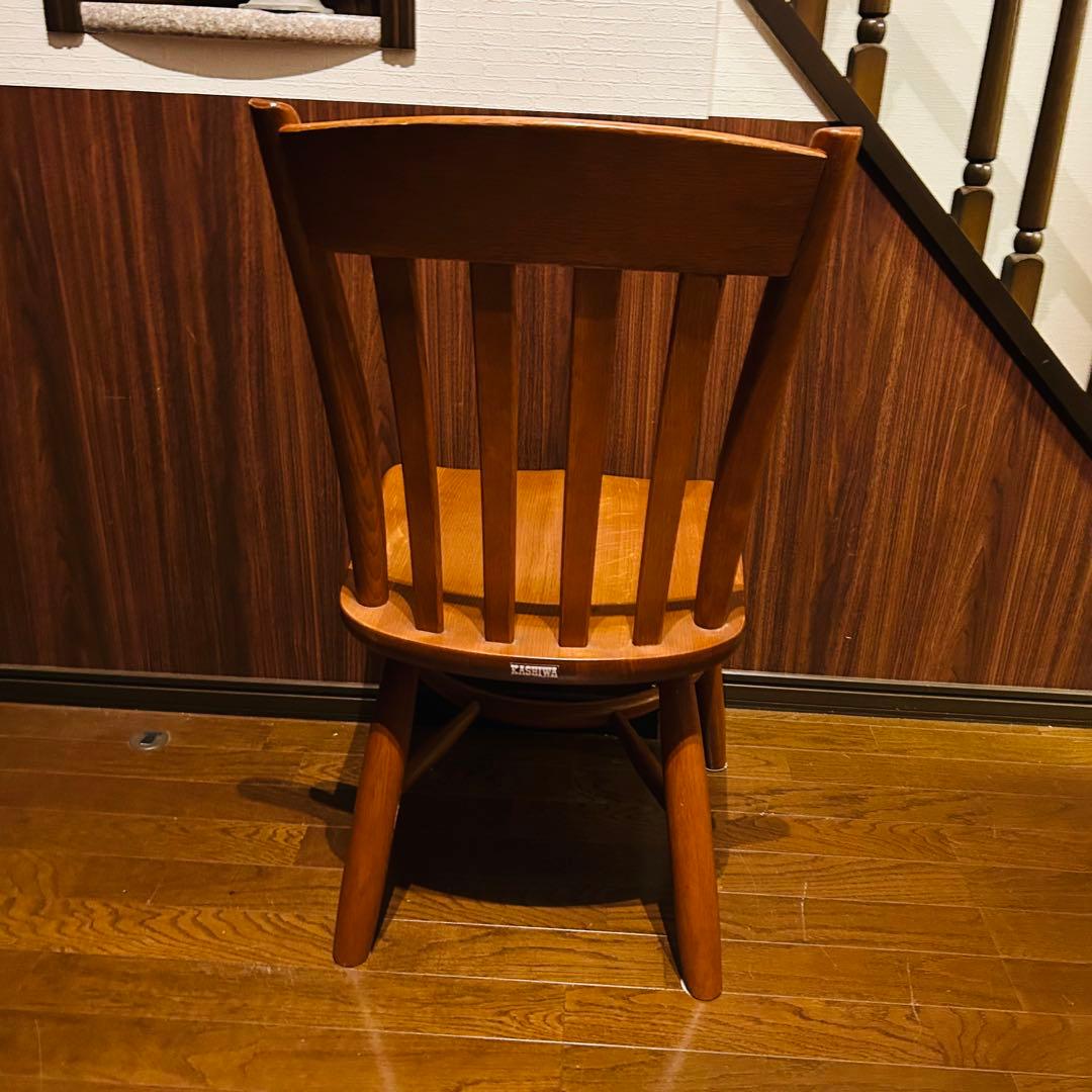 【良品】柏木工 Kashiwa ダイニングチェア ウィンザーチェア ②