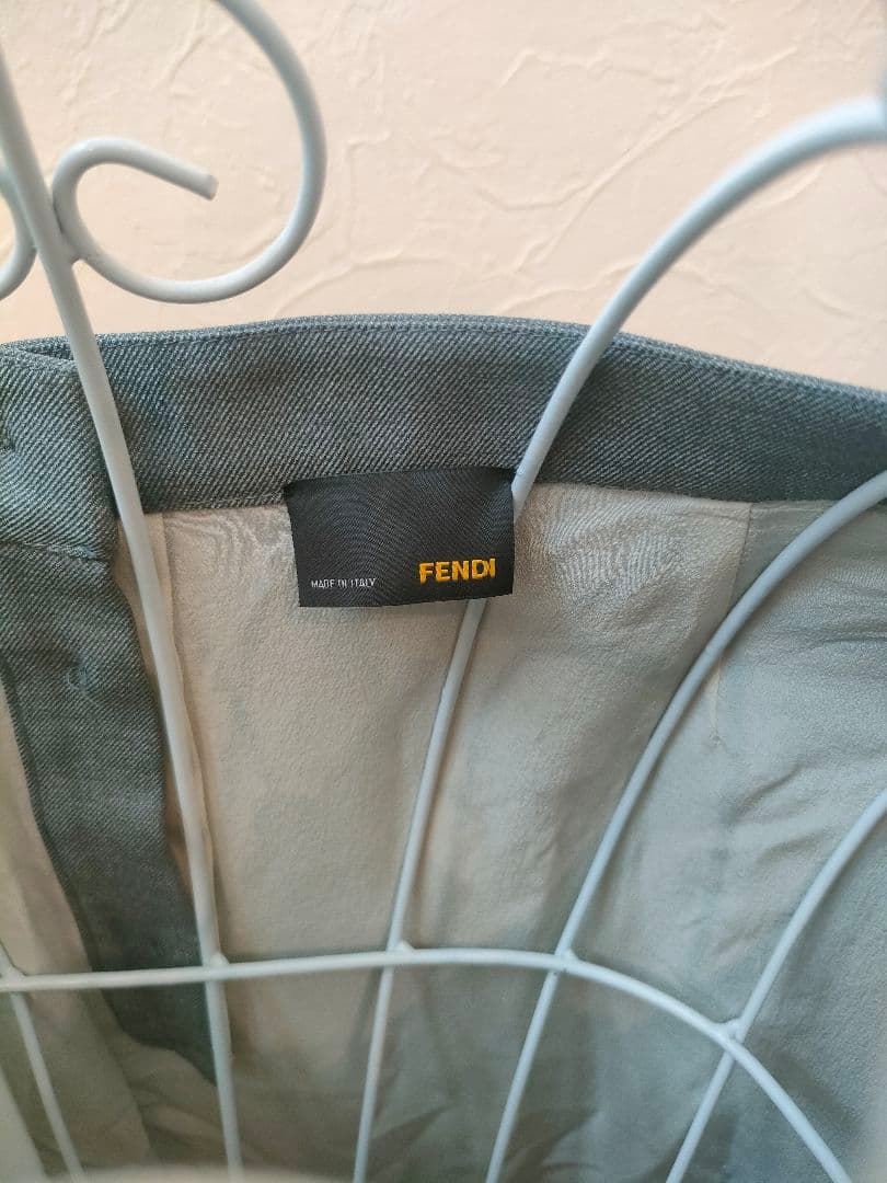 美しい‼️✨❤フェンディ FENDI ミンク付き ウールシルク ワンピース