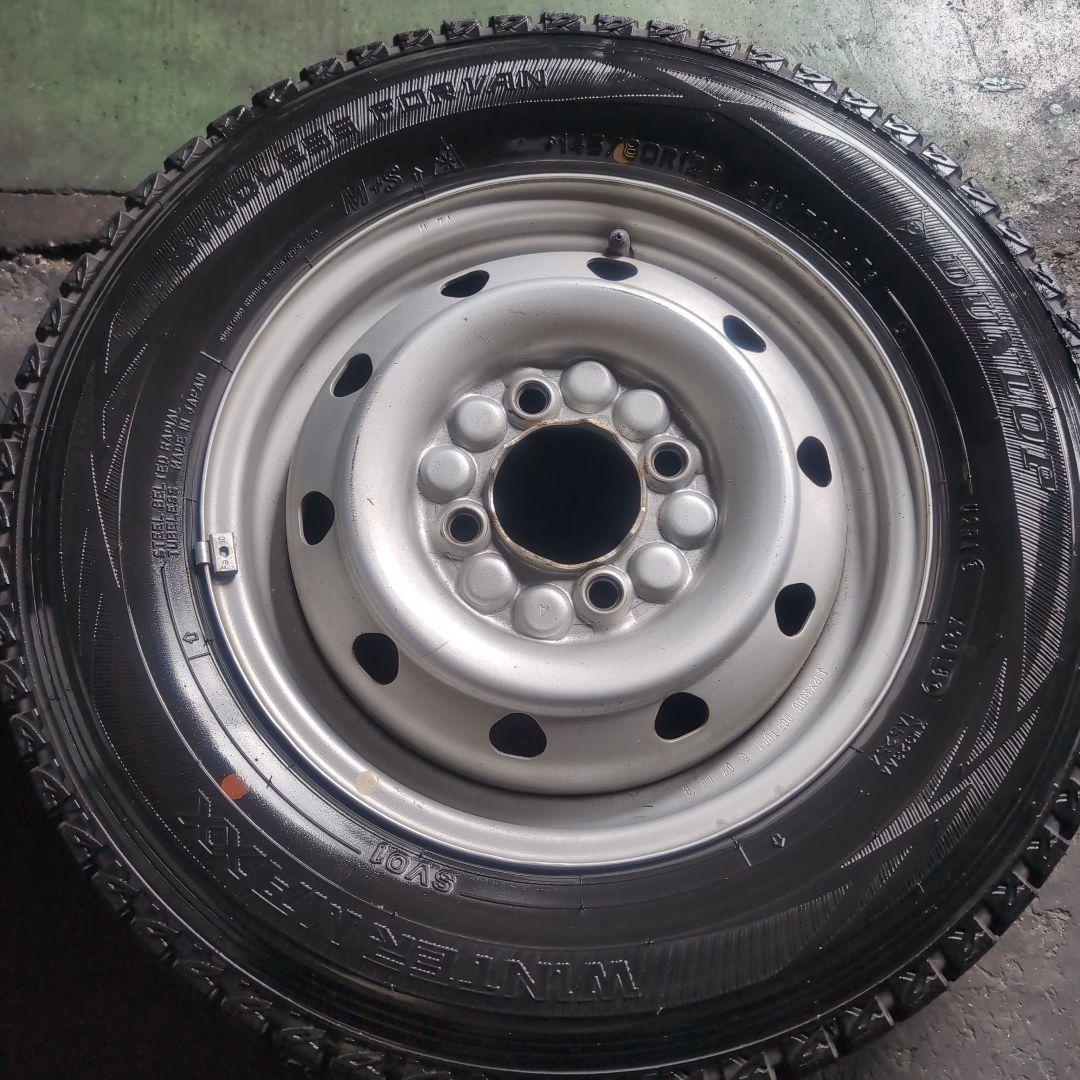 ハイゼット等スタッドレス4本セット 145/80R12 DUNLOP 2018