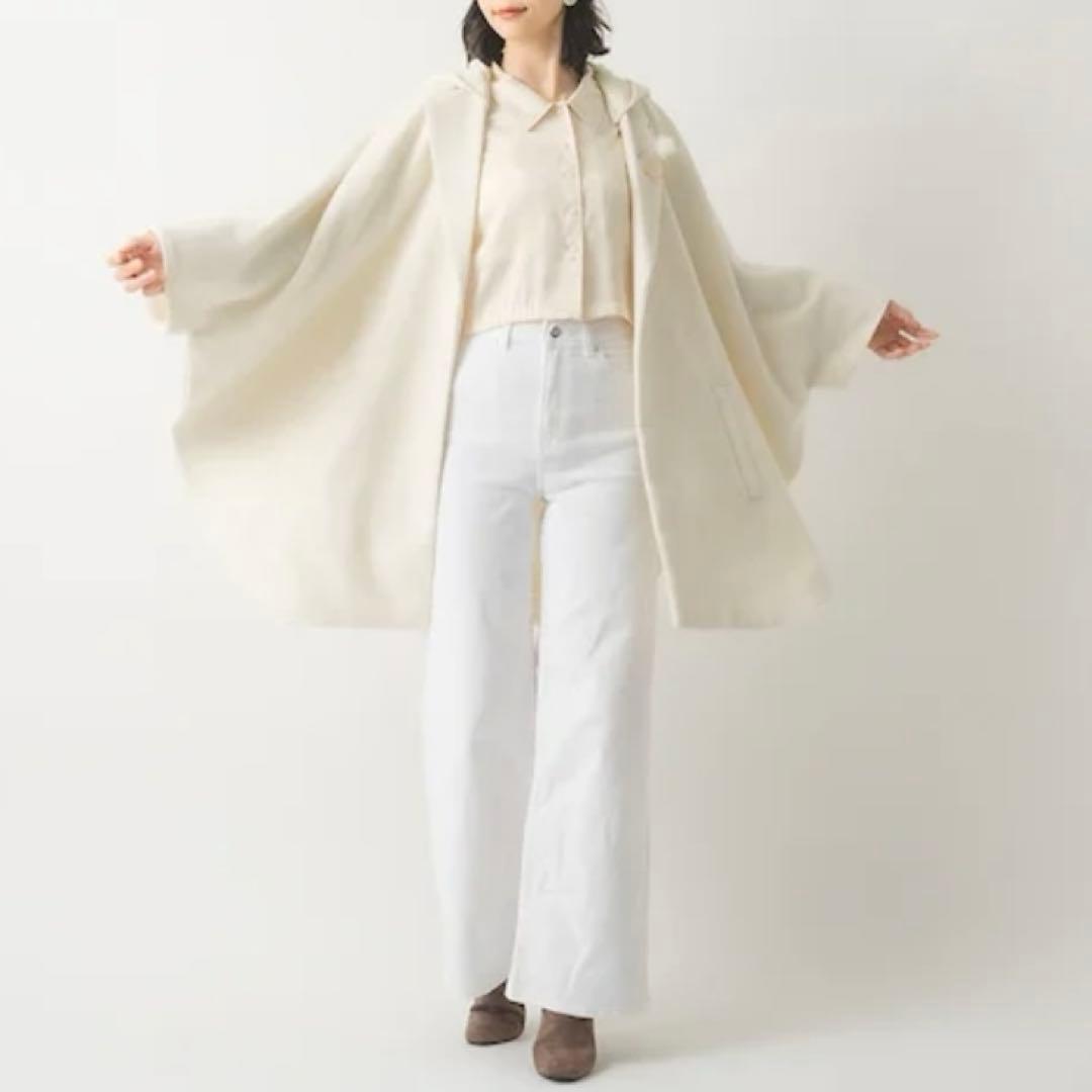 ほぼ新品 完売 刀剣乱舞 鶴丸国永 フード付き ポンチョ コート ベルト ファー