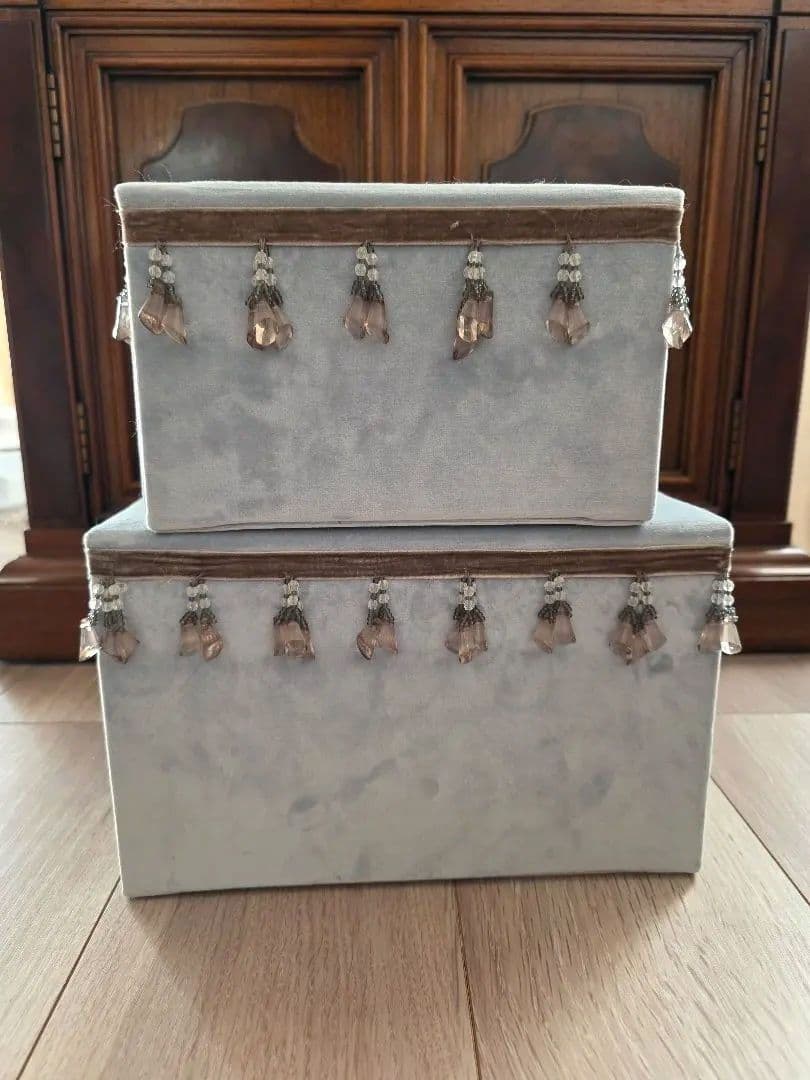 Jennifer Taylor♡2段ボックスとトレーのセット