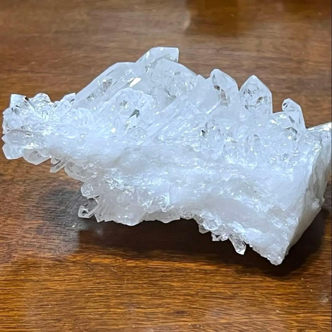 【高品質】水晶クラスター原石　720g 高透明でキラキラ✨綺麗！　天然石