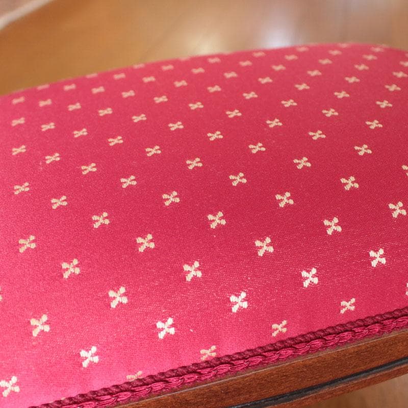 フットスツール レッド レトロ風 ヴィンテージ風 赤 222-1497-005