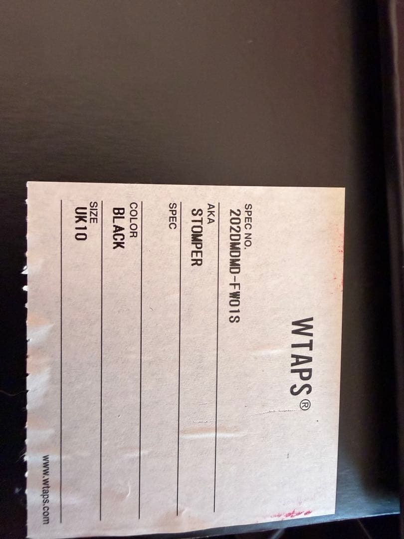 ドクターマーチン× wtaps 60th コラボレーション　バックルブーツ