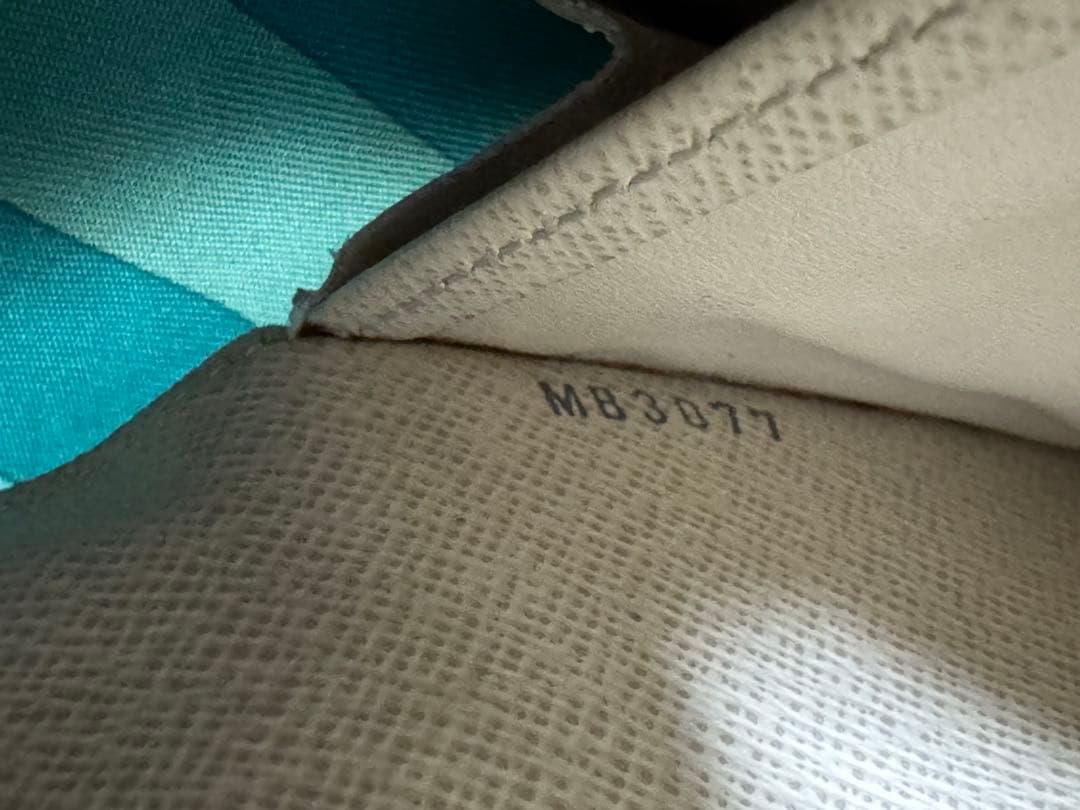 ルイヴィトン ポルトフォイユサラ ダミエアズール 長財布 良品