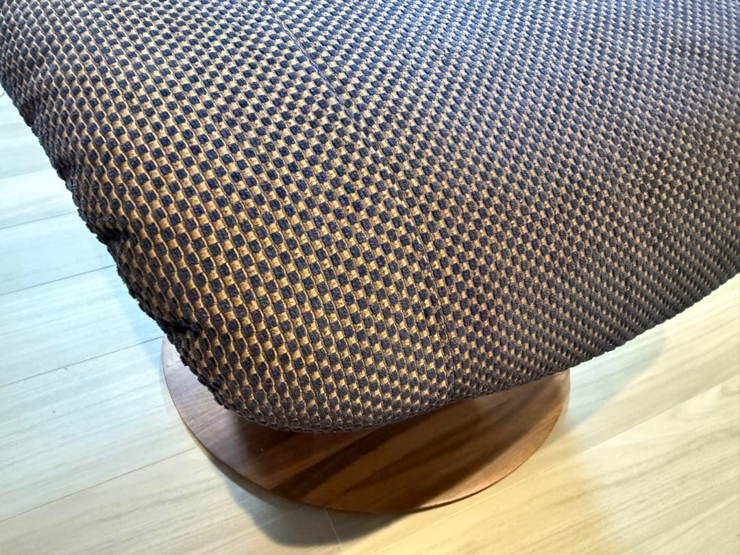 カリモク ザ・ファースト オットマンダークネイビー