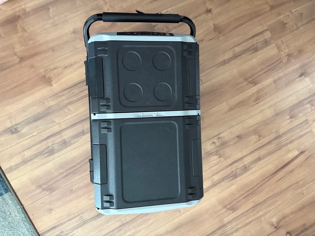 Goture 車載冷蔵庫 40L 大容量キャスター付き 調整ハンドル付き