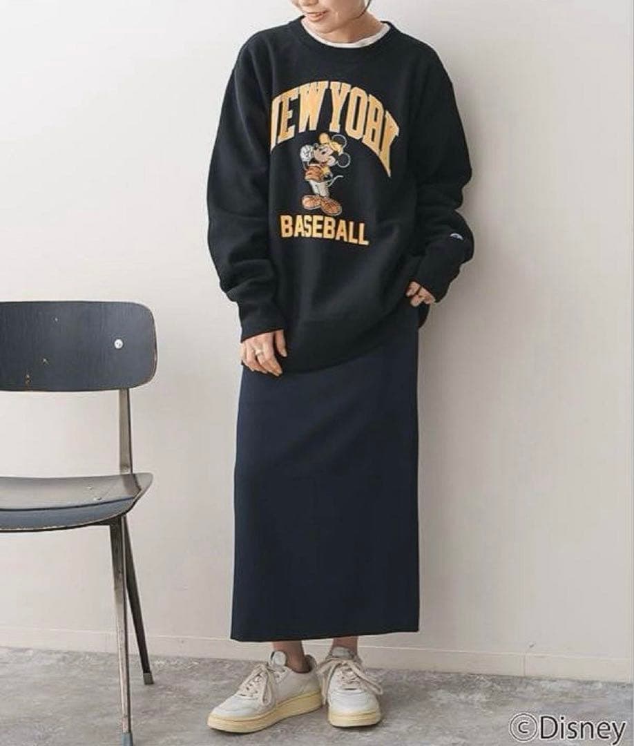 Spick and Span ✖️Champion ミッキープリントスウェット