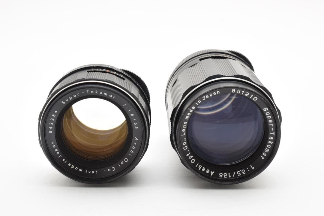 ◎前期型2本セット◎ Super Takumar 55mm 135mm C086