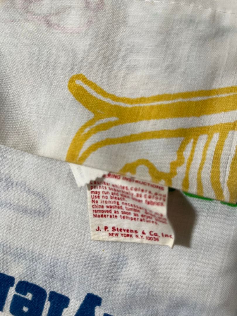 スヌーピー柄　シーツ　ベットカバーUSA製　ビンテージ　再お値下げ致しました❣️