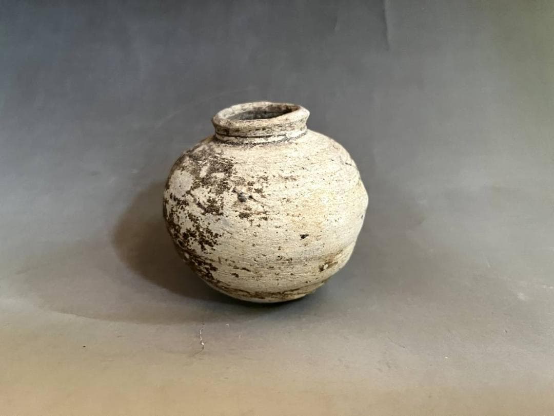 壷■小壺 土器 須恵器 発掘品 古壺 時代物 一輪挿し オブジェ 水滴 骨董■