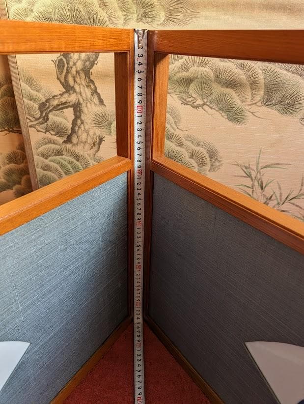 茶道具 屏風　間仕切り　枕屏風　衝立て