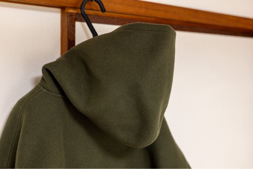 オーラリー auralee ヘビーメルトン　フードコート　サイズ4