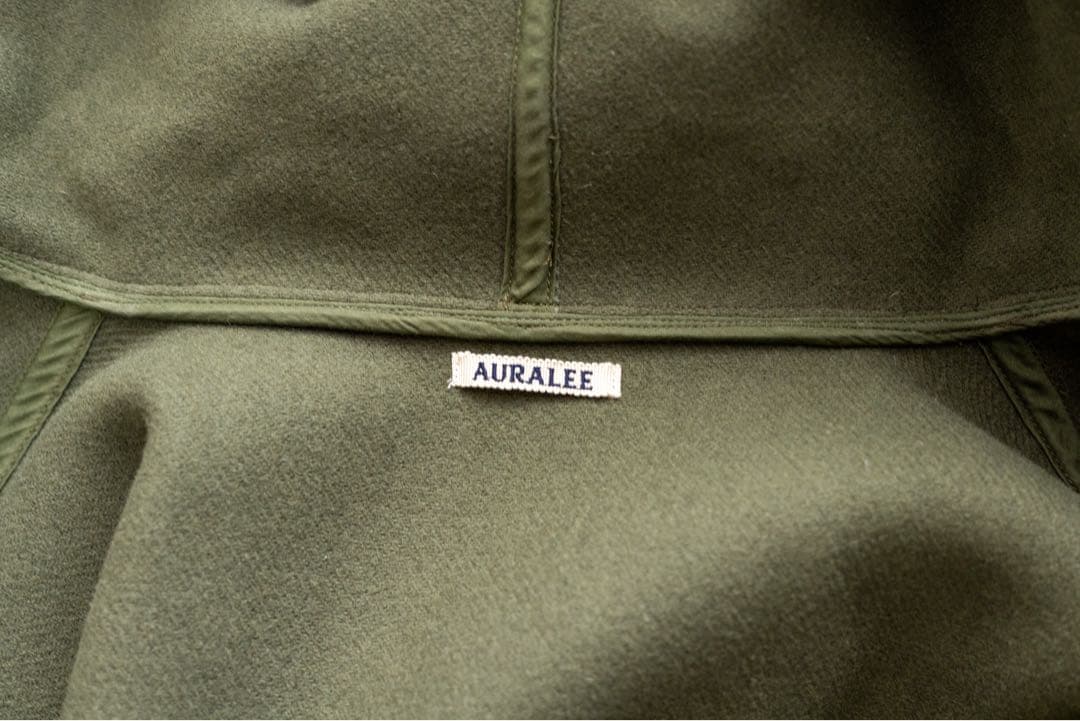 オーラリー auralee ヘビーメルトン　フードコート　サイズ4