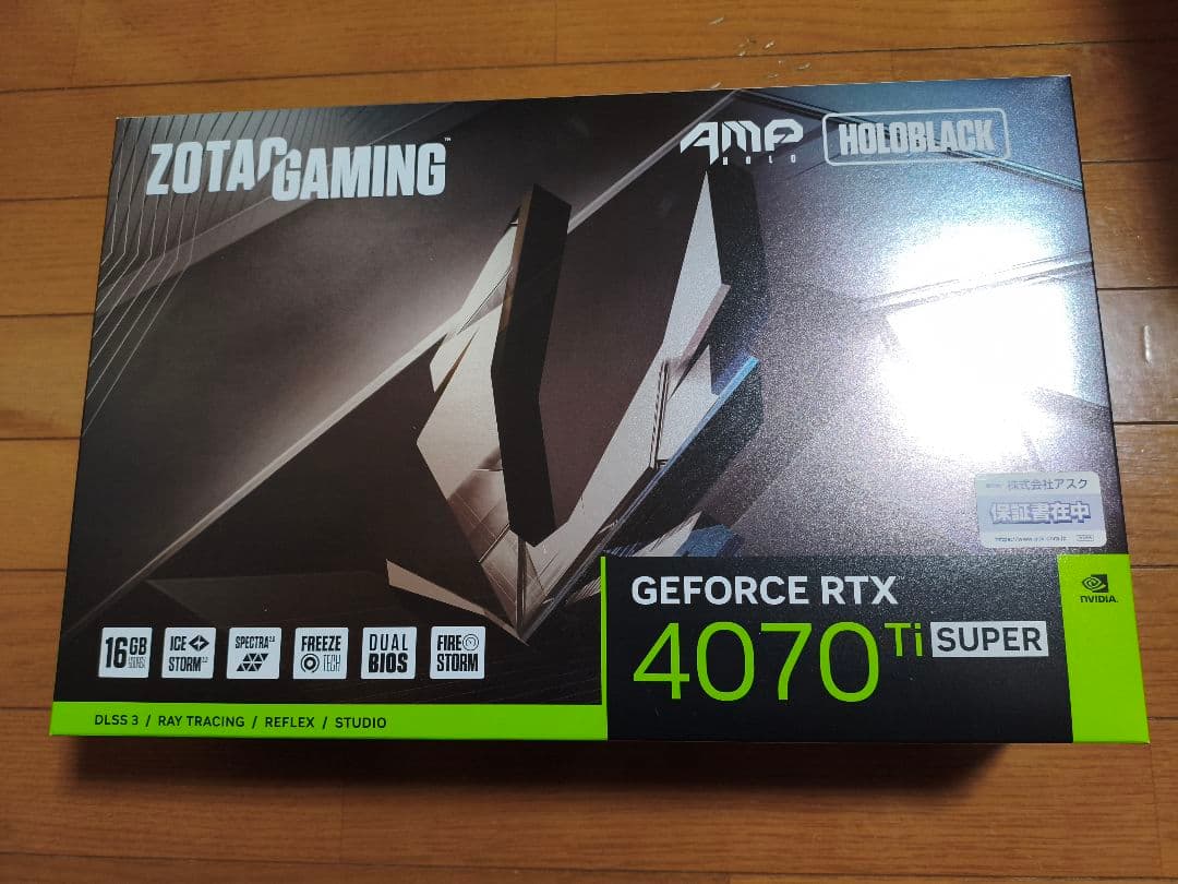 ZOTAC GeForce RTX 4070 Ti Super 16GB 美品