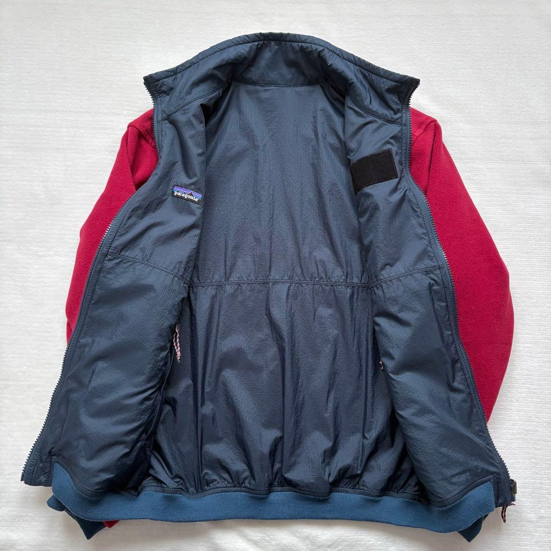 パタゴニア リバーシブルシェルドマイクロディニジャケット26215 紺/赤 XS