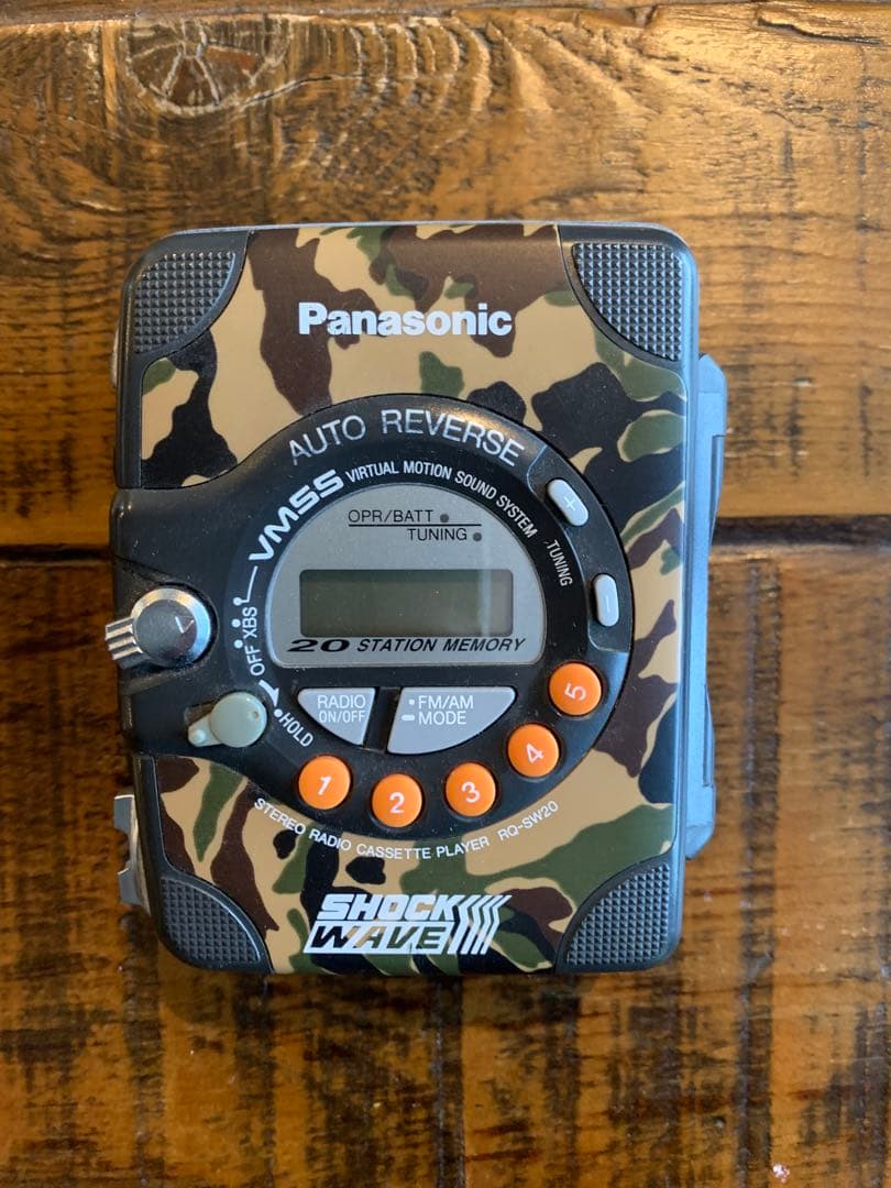 Panasonic SHOCK WAVE カセットプレーヤー　RQ-SW20