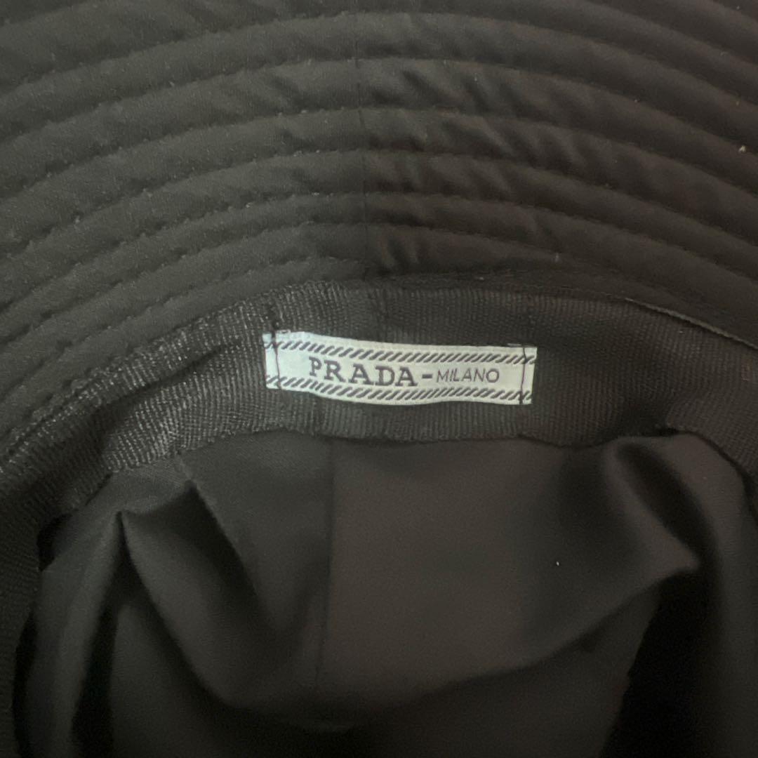 PRADA バケットハット 黒