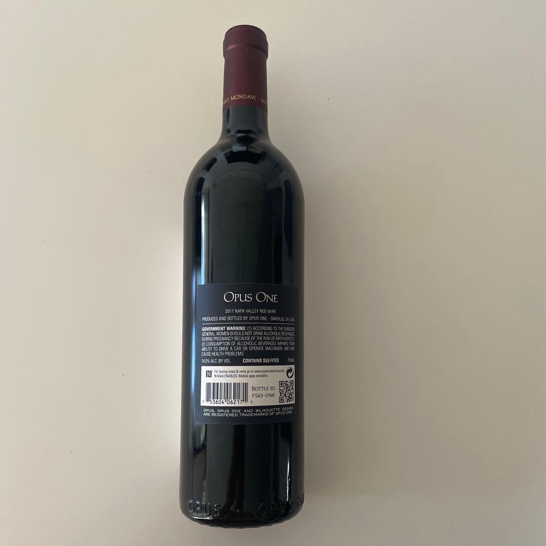 【Opus One】2017 赤ワイン/誕生日/おもてなし/お祝い