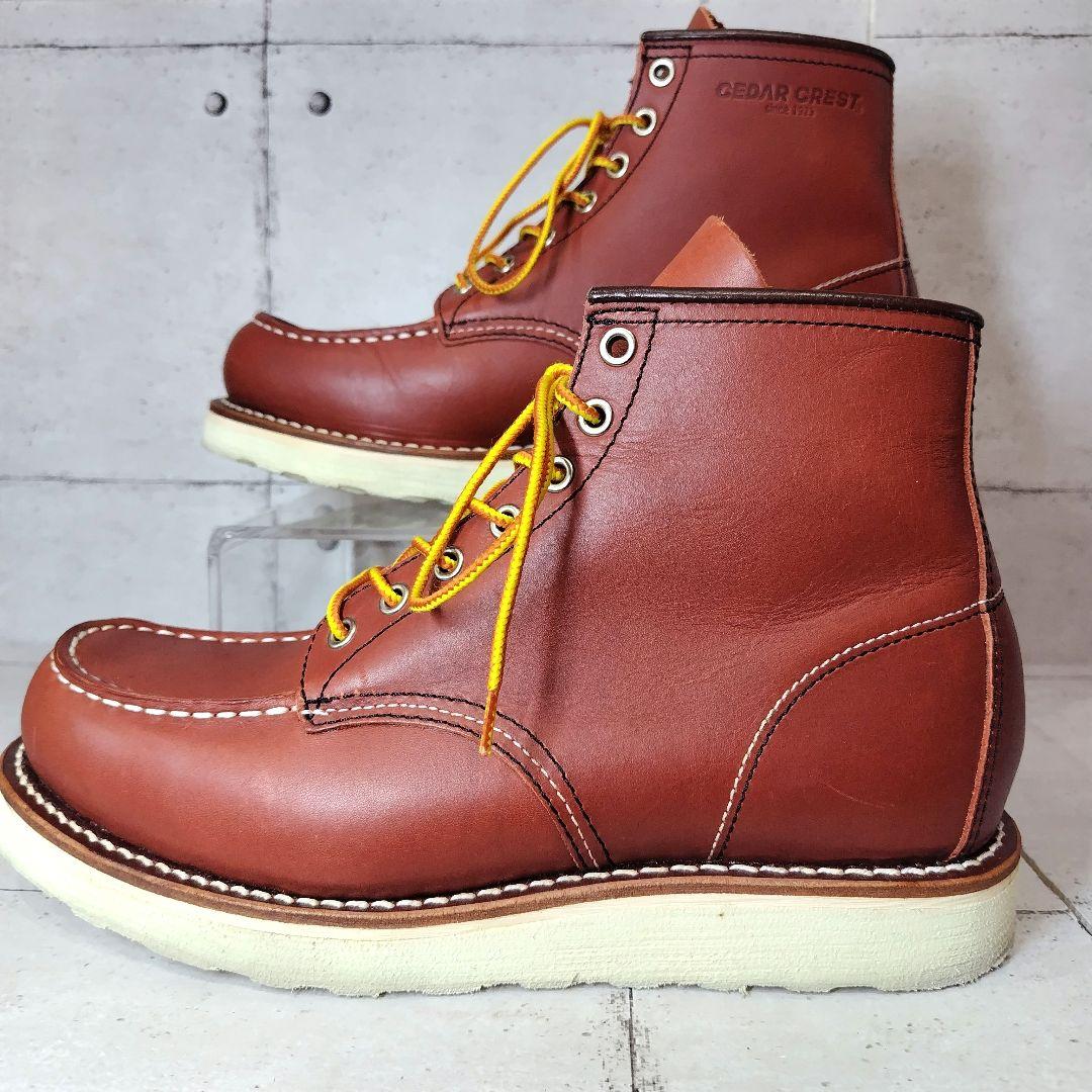 【新品同様】 セダークレスト 本革 26 アイリッシュセッター風 赤茶 ブーツ