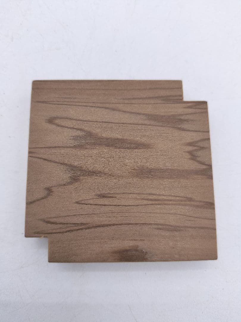 c639 香合 神代杉 鷺に柳 色紙重 中谷秀斉 木箱 茶道具 古物