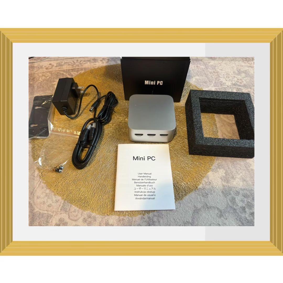 ミニpc 第12世代インテルAlder Lake-N10016GB+512GB