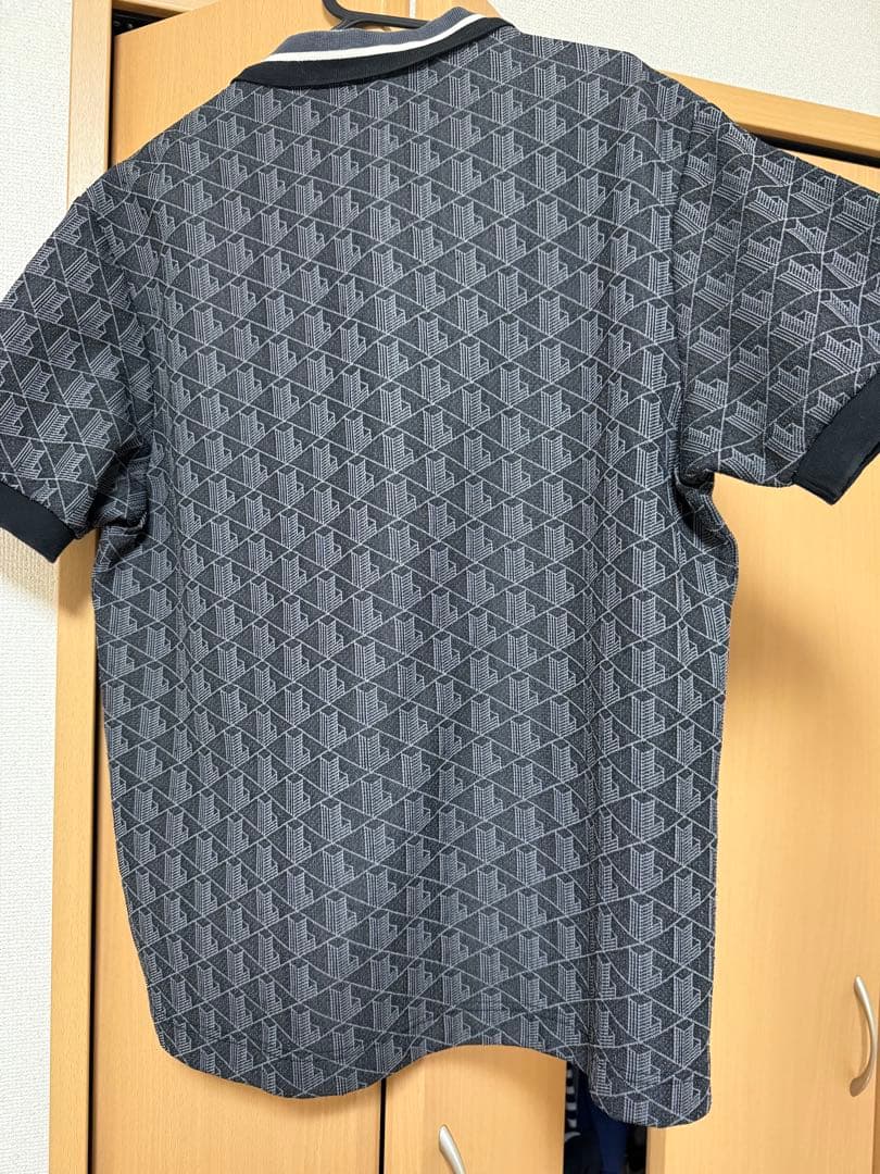 Lacoste モノグラムジャカードポロシャツ