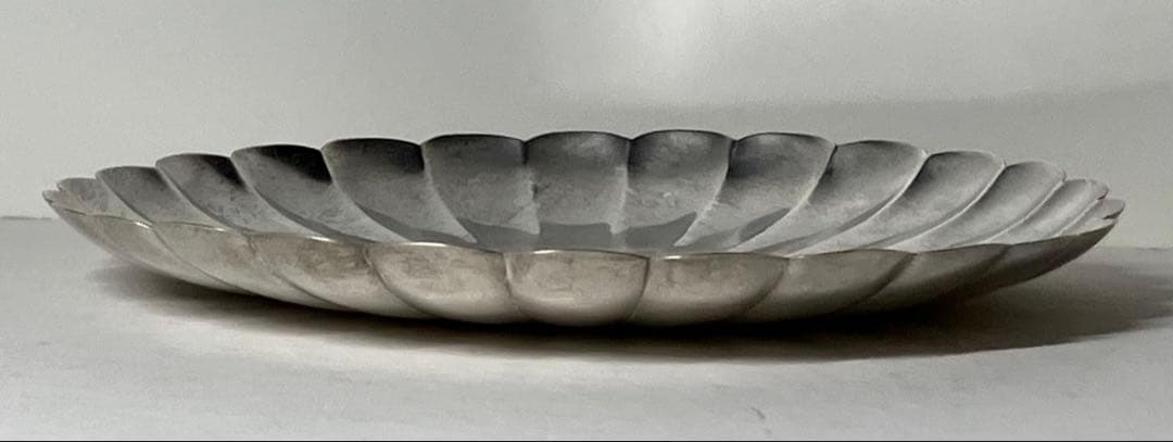 銀製品 菊型皿MIYAKATSU SILVER WEEKDAY CUP 1971
