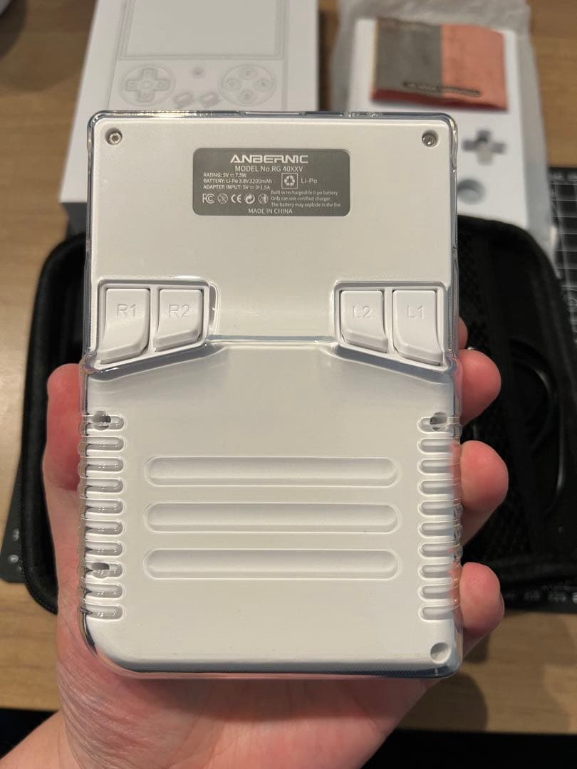 Anbernic rg40xxv白 256GB+64GB 美品